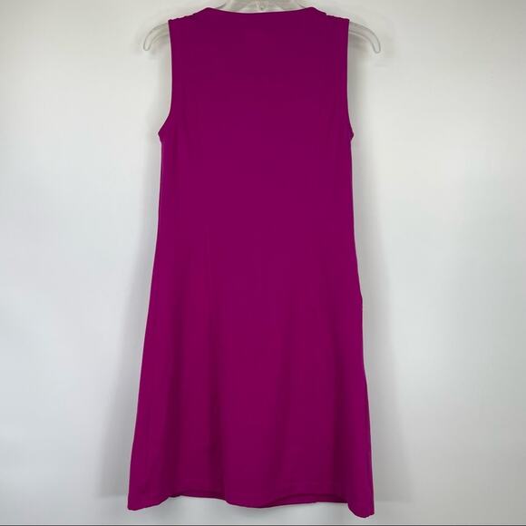 Toad & Co purple/pink sleeveless dress size x-small - Picture 4 of 10